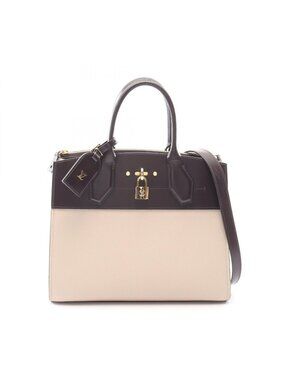 Louis Vuitton Handbag City Steamer MM 2-Way Leather